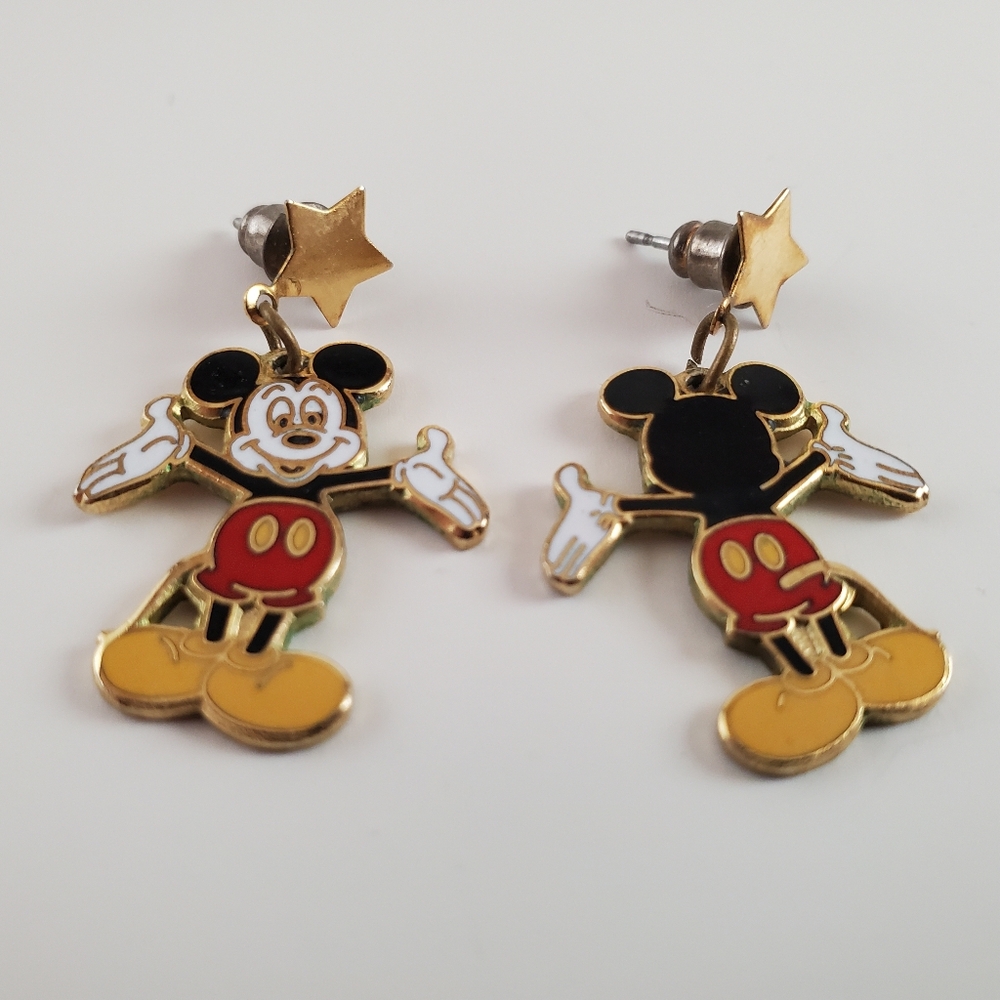 Mickey Mouse Star Earrings